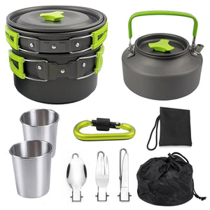 Experience the Great Outdoors with Our Outdoor Portable Cookware Mess Kit