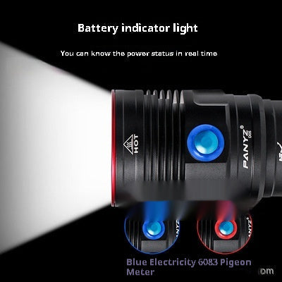 Illuminate Your Adventures with the Super Light Long-range High Power Flashlight
