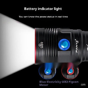 Illuminate Your Adventures with the Super Light Long-range High Power Flashlight