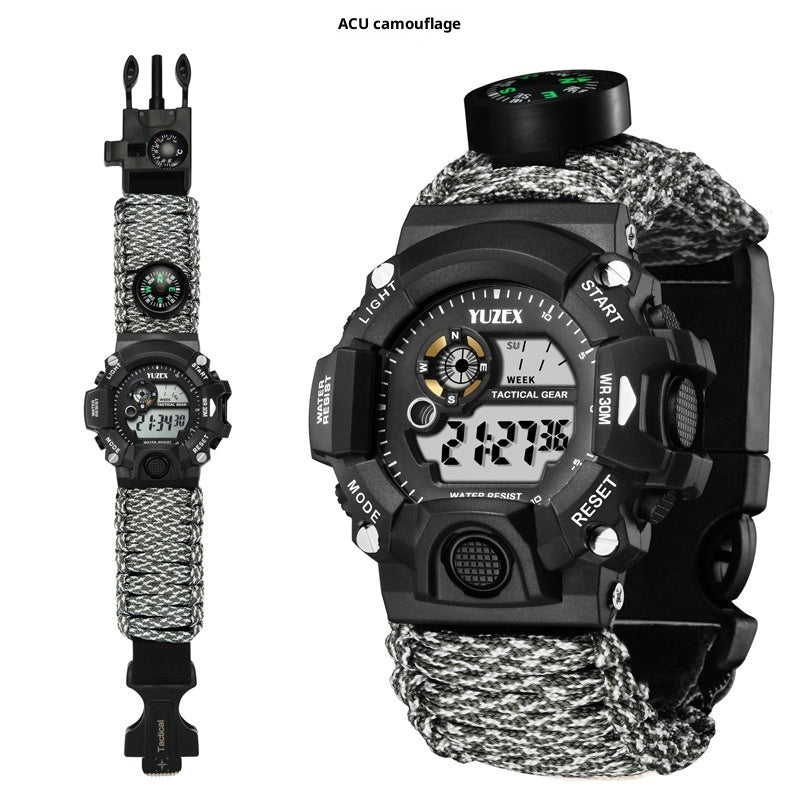 Unleash Your Adventure with the Multifunctional Waterproof Outdoor Survival Bracelet
