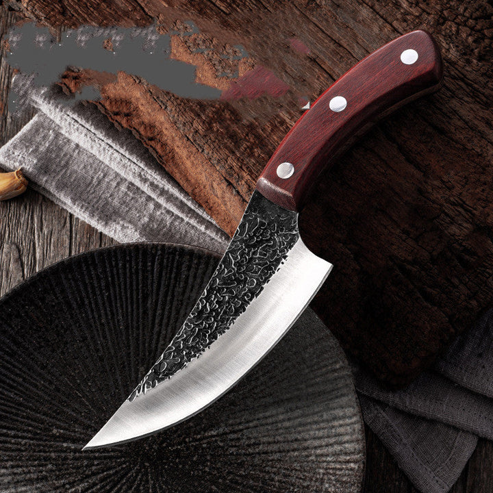 The Ultimate Kitchen Tool: Forged Boning Knife And Hammered Slaughter
