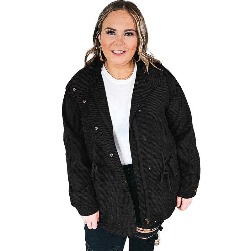 Elevate Your Wardrobe with Our Plus Size Women's Loose Jacket