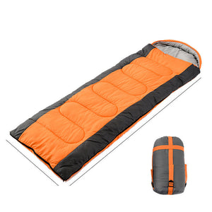 Experience Ultimate Comfort with the Outdoor Interlocking Hooded Camping Sleeping Bag