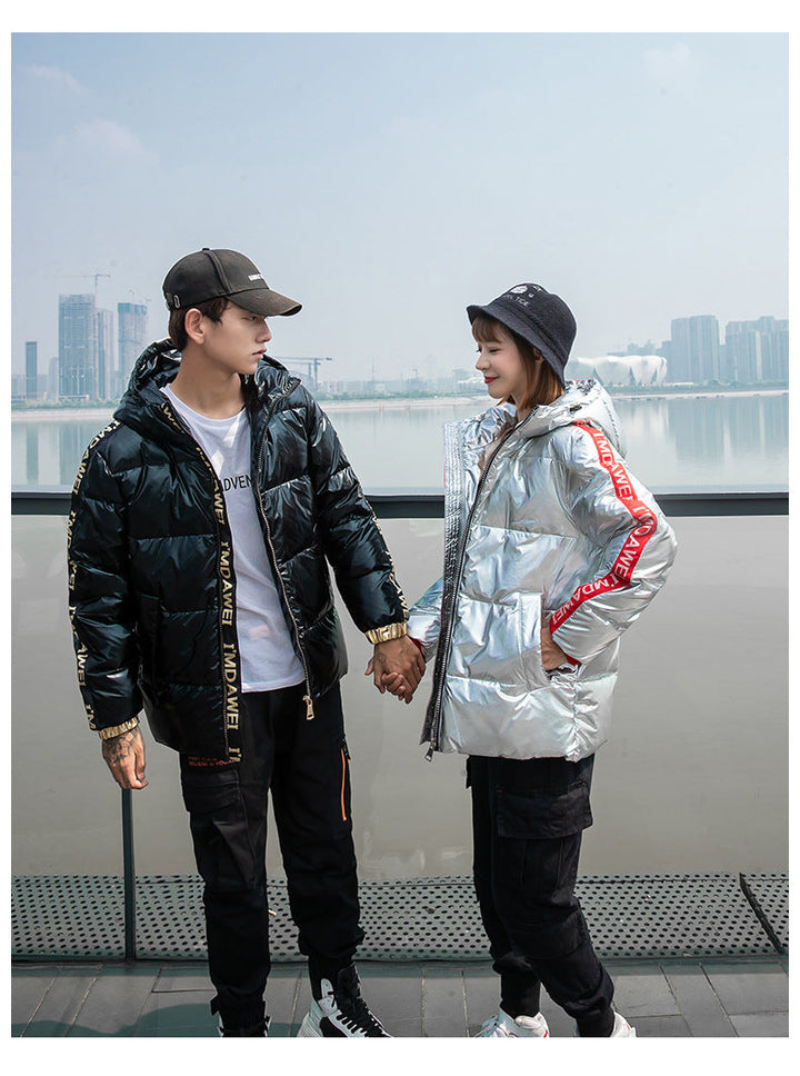 Discover the Comfort of the Glossy Down Men's Down Jacket