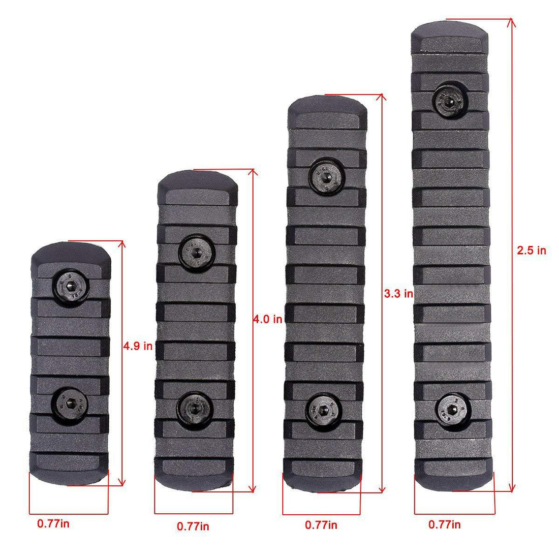 4PCS /SET Hunting Accessories Rail Scope Mount