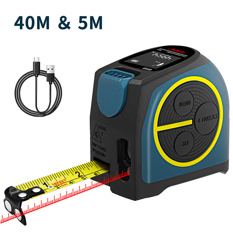 Infrared Laser Digital Display Tape Measure Rangefinder