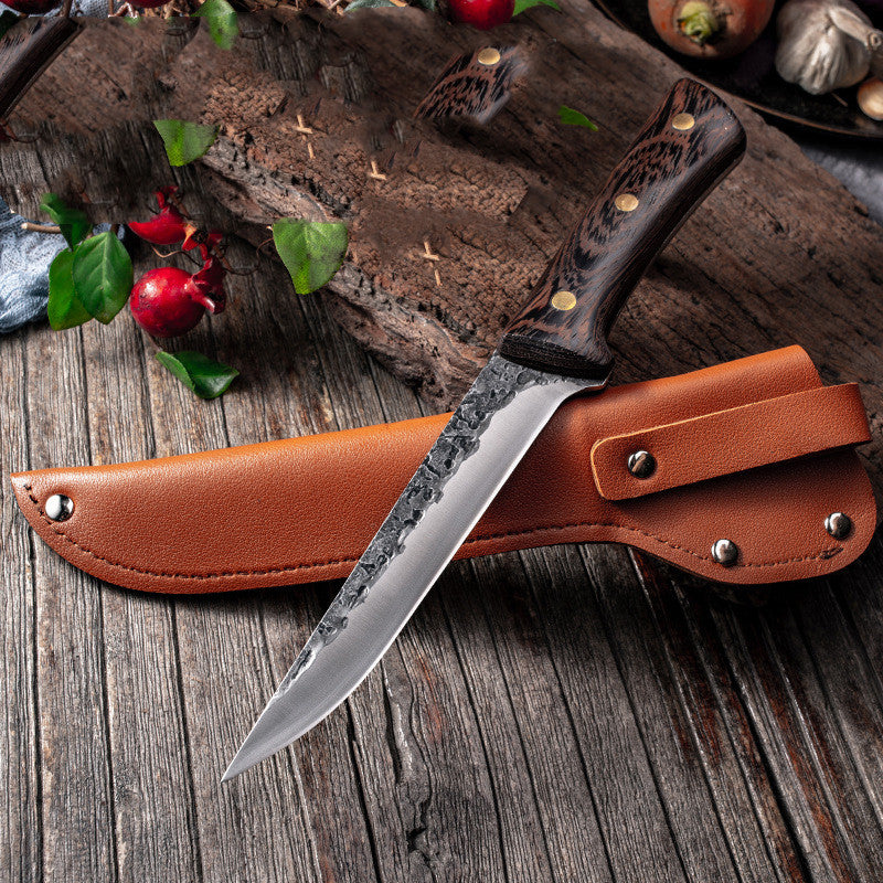 Hand Forged Slaughter Skinning And Cutting Knife