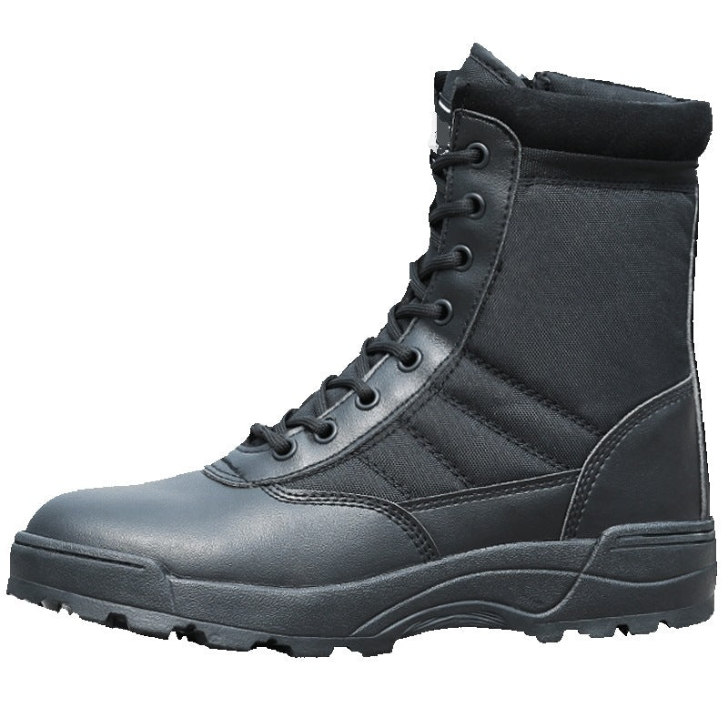 Land combat boots, hiking shoes