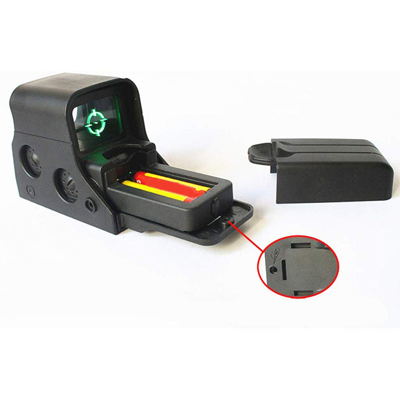 Green dot holographic rifle scope