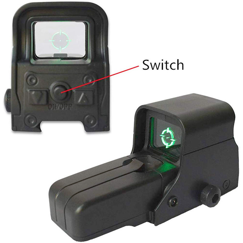 Green dot holographic rifle scope
