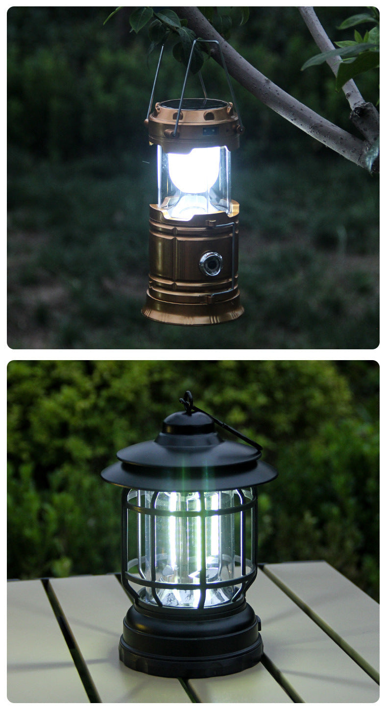Outdoor Retro Revolving  Camping Lantern