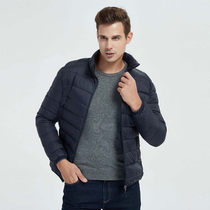 Men's stand-collar winter jacket