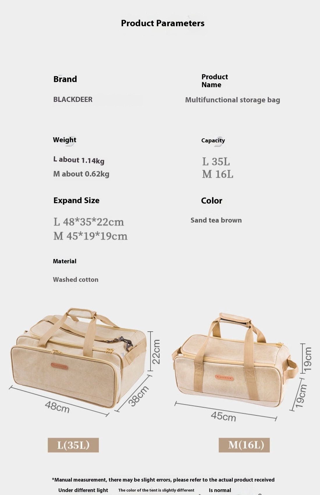 Outdoor Camping Tableware Picnic Bag