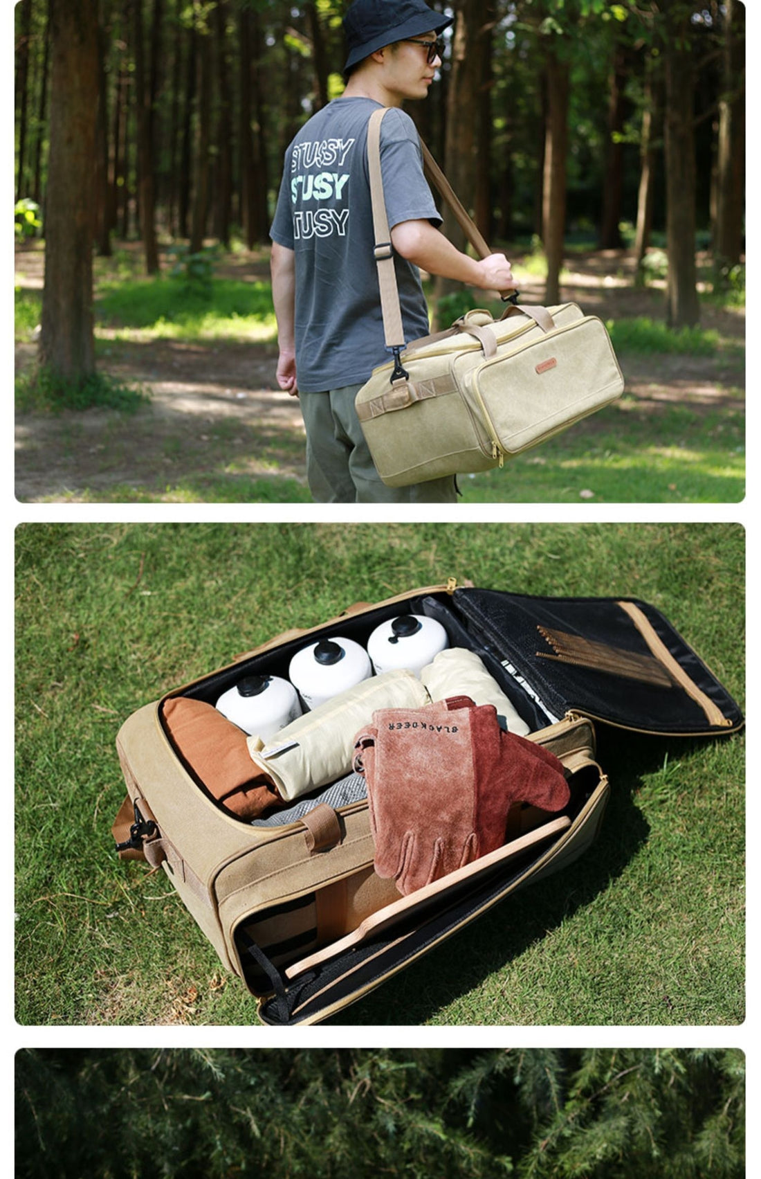 Outdoor Camping Tableware Picnic Bag