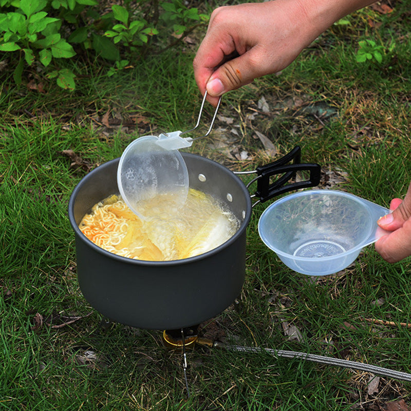 Mini Cookware Camping Combination Suit Pot Folding