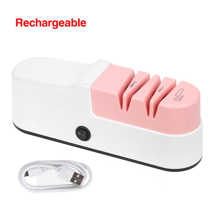 USB Rechargeable Electric Knife Sharpener