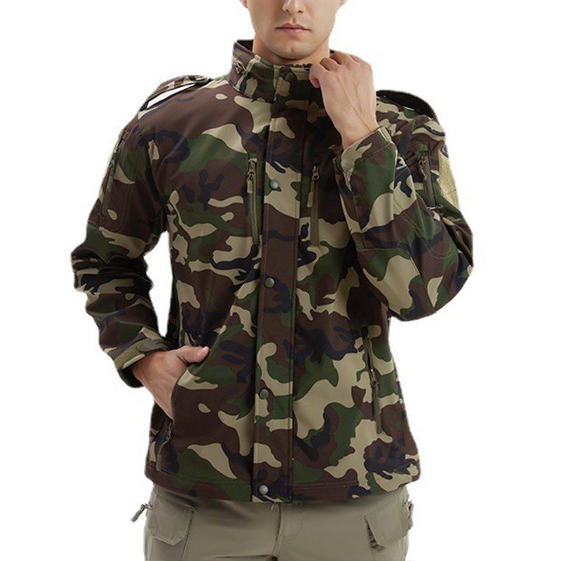 Men's Camouflage Waterproof Soft Shell Jacket