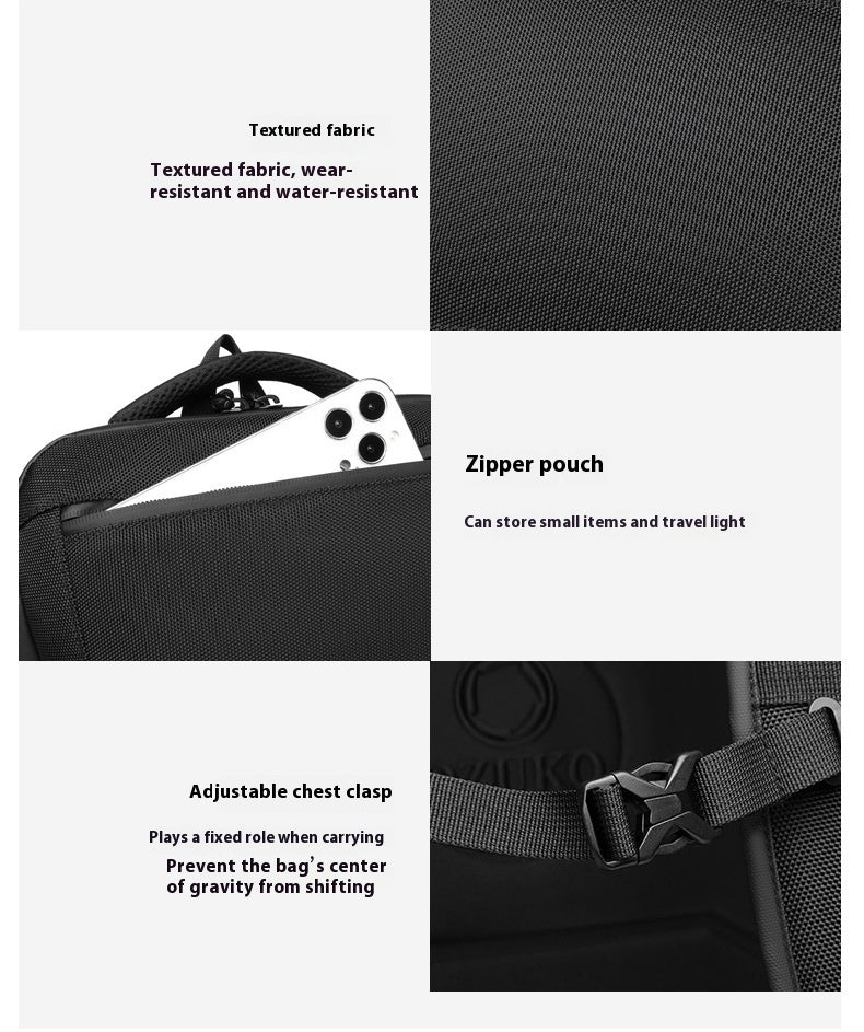 Large Capacity Outdoor Waterproof Men's Backpack