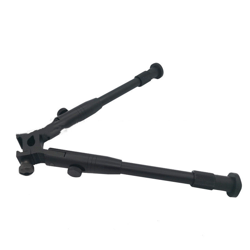 Retractable Tactical Elastic Bipod Black
