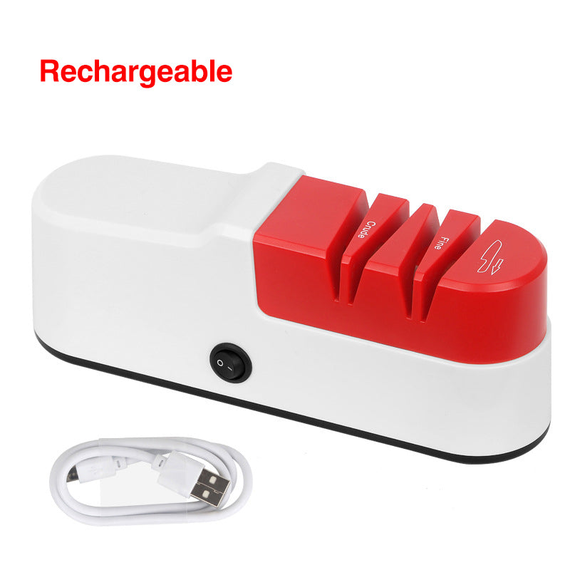 USB Rechargeable Electric Knife Sharpener