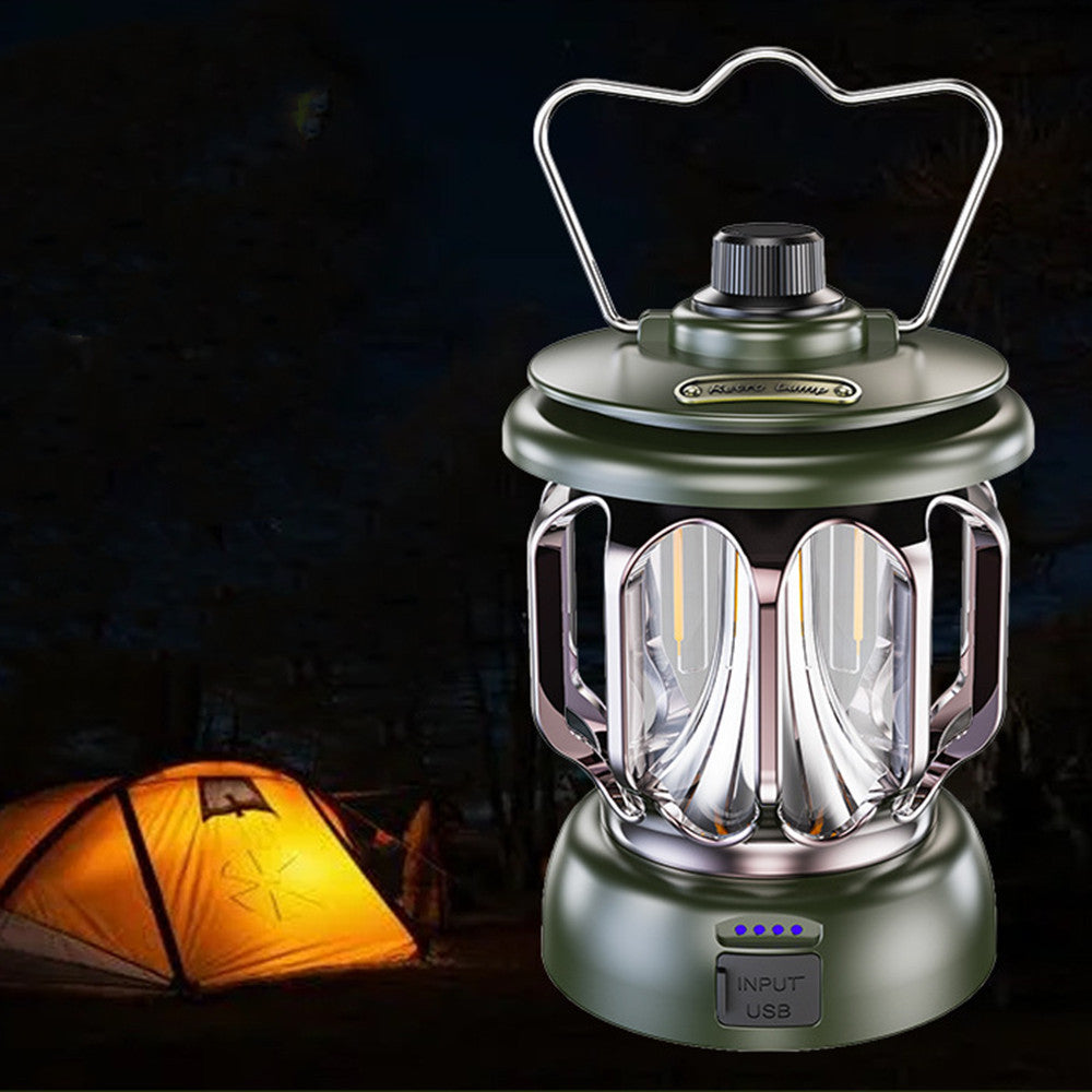 Outdoor Camping LED Retro Lantern