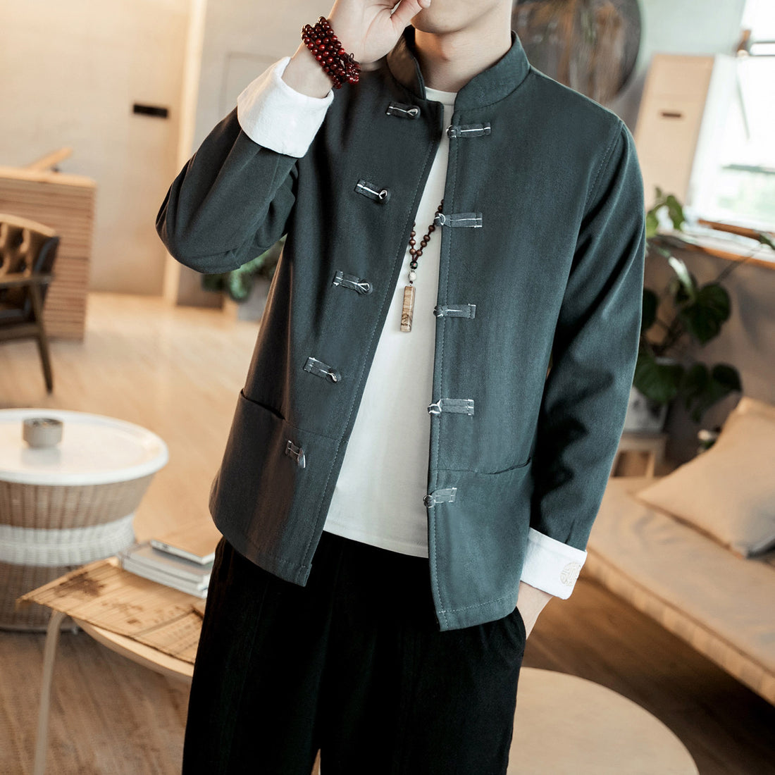 Men's Buddha Style Chinese Jacket