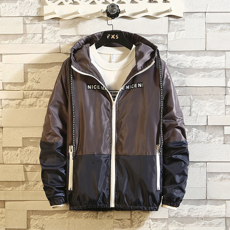 Fashion Colorblock Couple Jacket