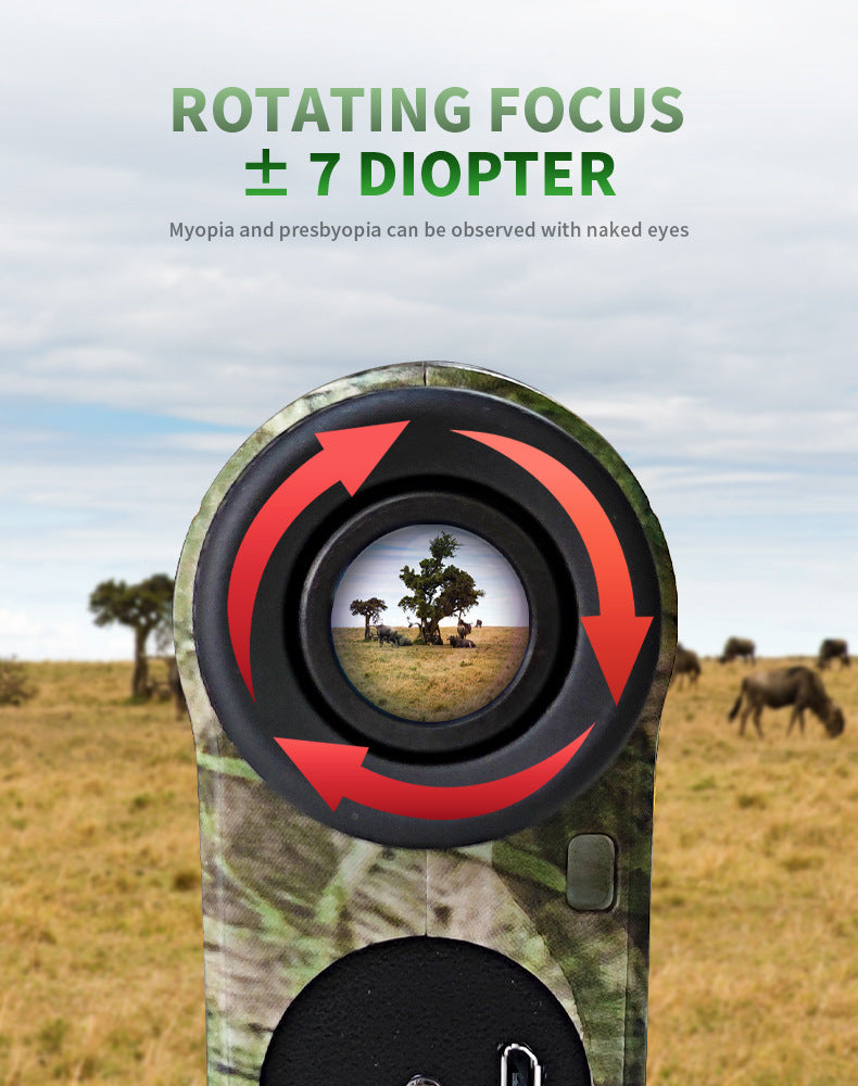 Camouflage Hunting Telescope Range 1000m Rangefinder