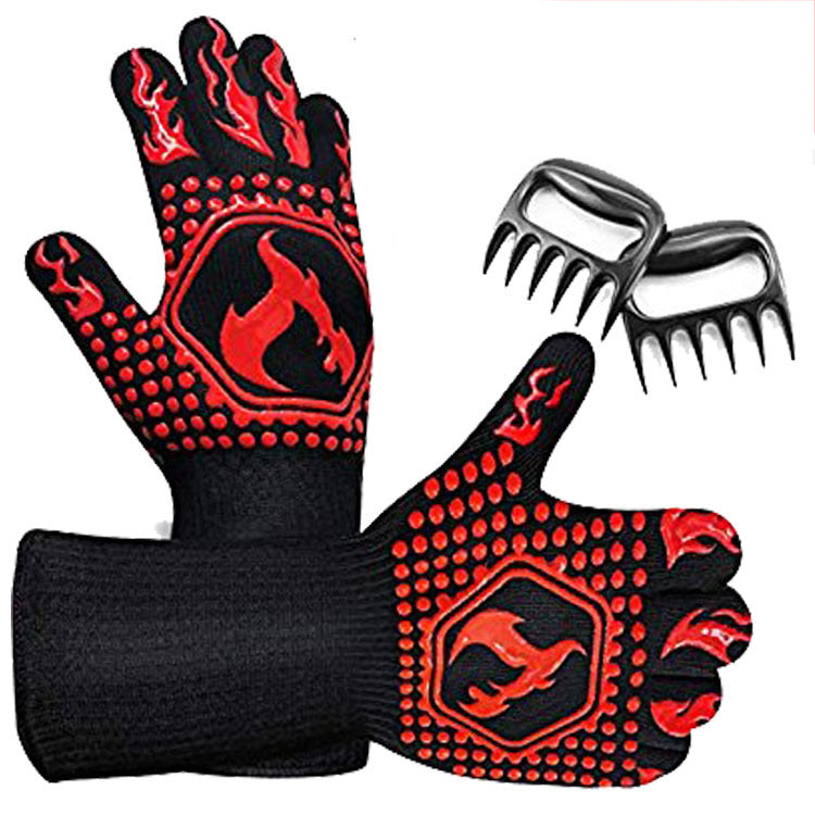 Flame-Retardant Non-Slip Fire-Resistant Gloves