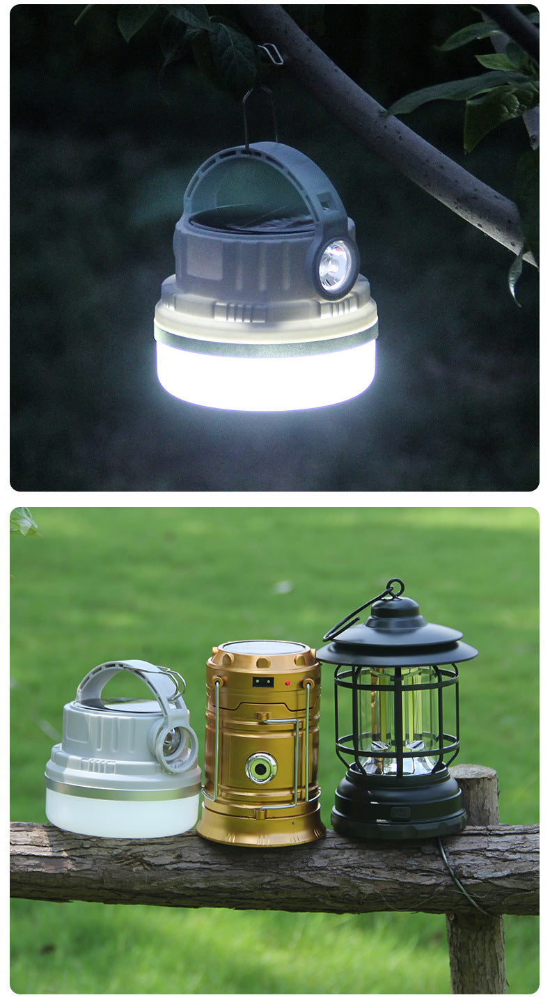 Outdoor Retro Revolving  Camping Lantern