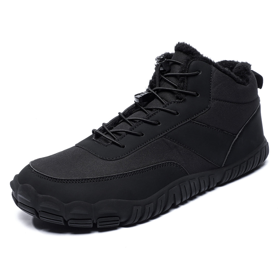 Outdoor Men's Five-finger Cotton-padded Shoes