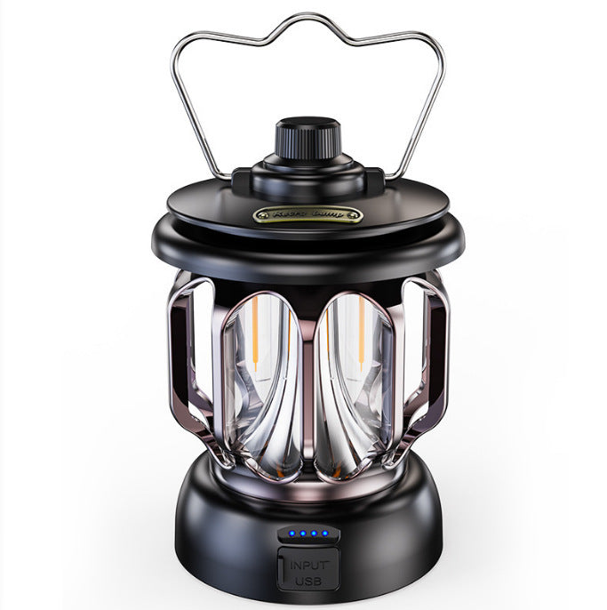 Outdoor Camping LED Retro Lantern