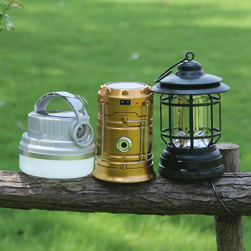 Outdoor Retro Revolving  Camping Lantern